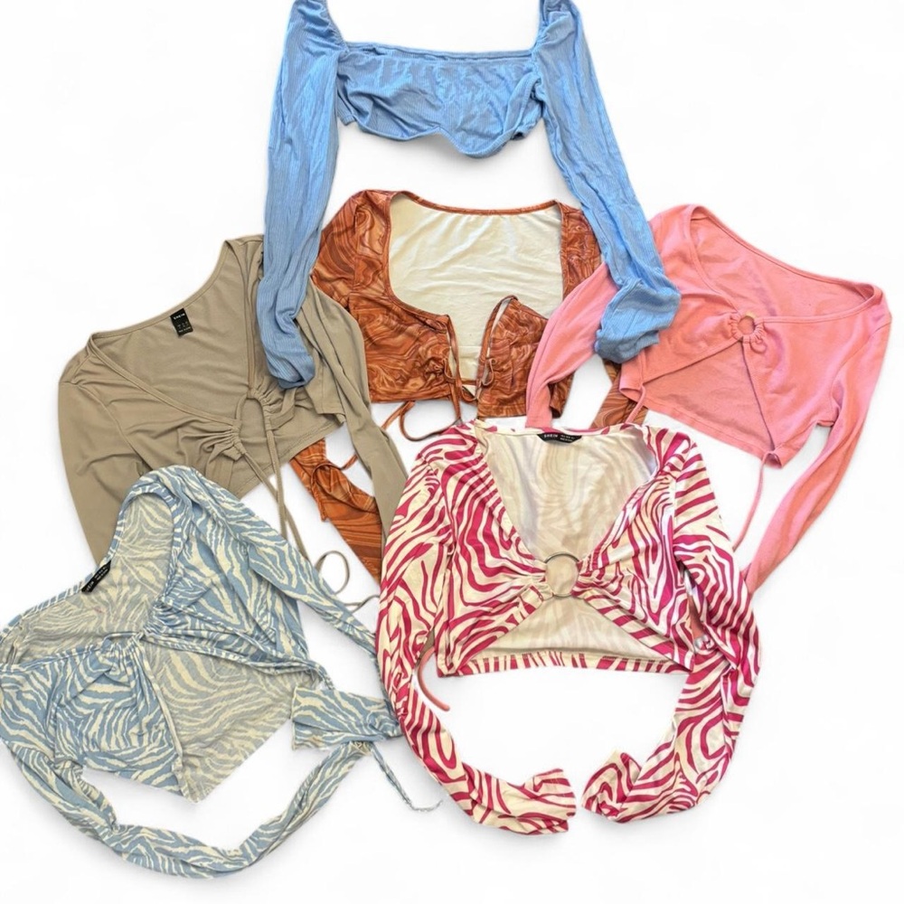 Long Sleeve Crop Tops Bundle